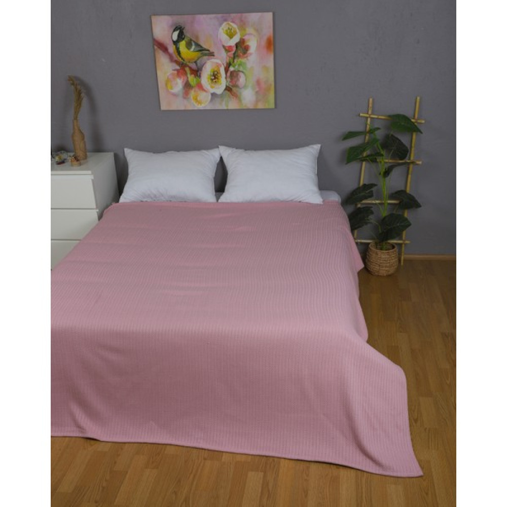 Asa Cotton %100 Pamuk Tek Kişilik Yatak Örtüsü Pike, 160 x 230 cm Pudra Pike & Pike Takımı Fiyatı