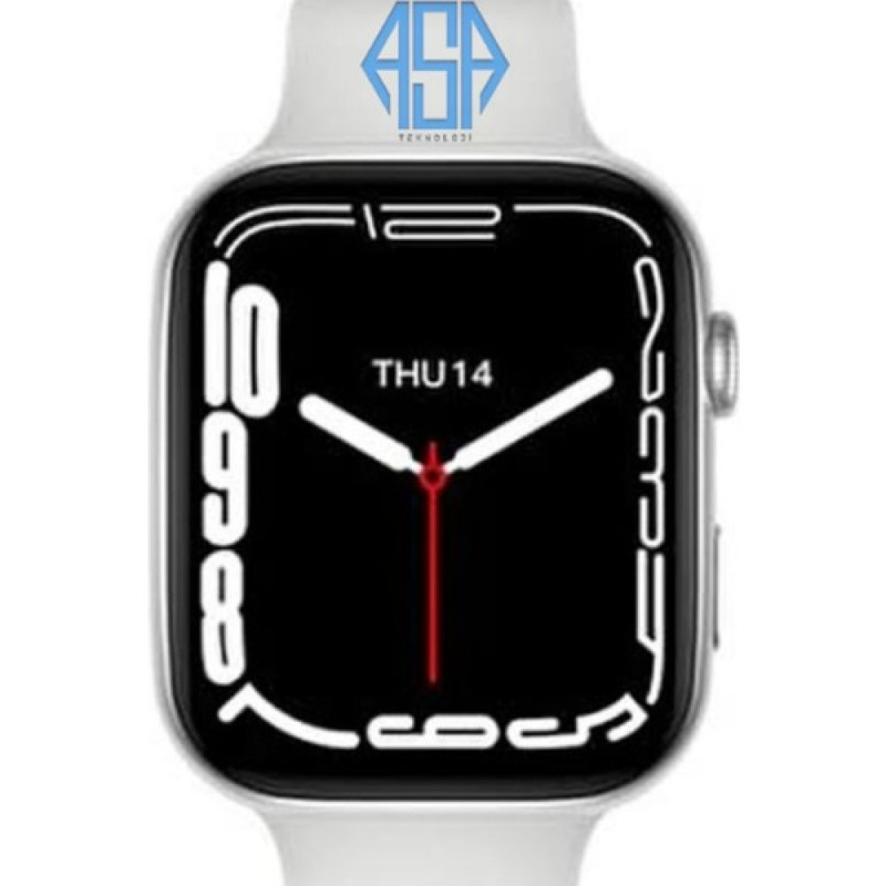 Asa Teknoloji Dt7 Pro MAX-DT7NO.1 Orjinal Watch7 Gri Ios ve Android Uyumlu Tansiyon ve Kalp Sensörlü Akıllı Saat - Silver Oto Boyaları Fiyatı
