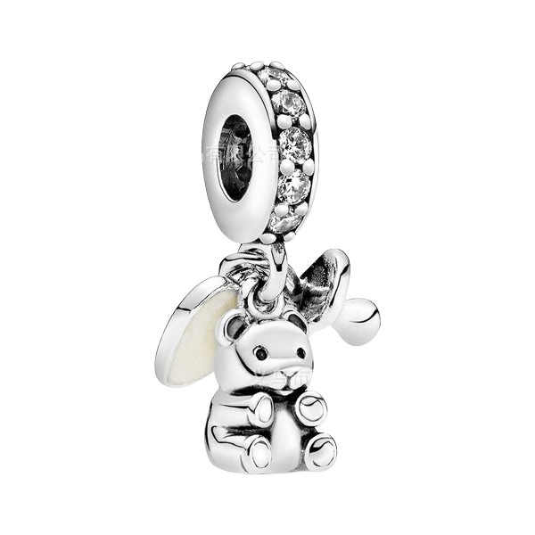 Asaf Accessory Ayıcık Emzik Charm - Gümüş Emzik Fiyatı