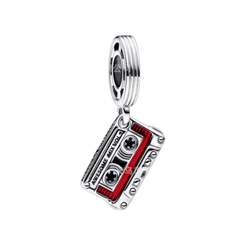 Asaf Accessory groot Kaset Charm - Gri - Siyah Saat ve Bileklik Aksesuarı Fiyatı