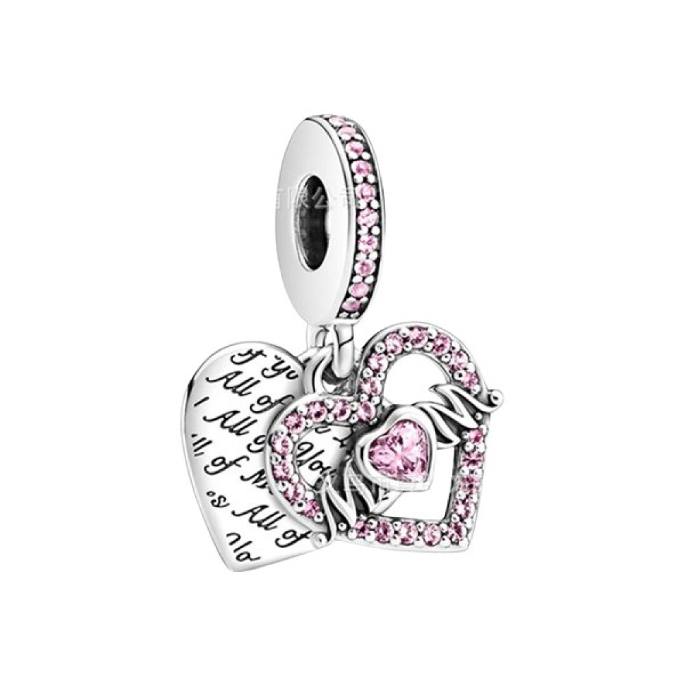 Asaf Accessory Mom Charm - Gümüş - Pembe Saat ve Bileklik Aksesuarı Fiyatı