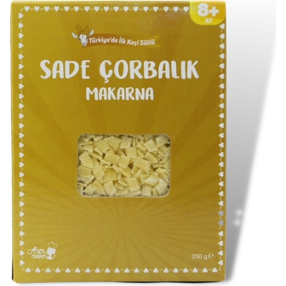 Aşçı Anne Sade Çorbalık Makarna (8+Ay) Bebek Beslenme Gereçleri Fiyatı