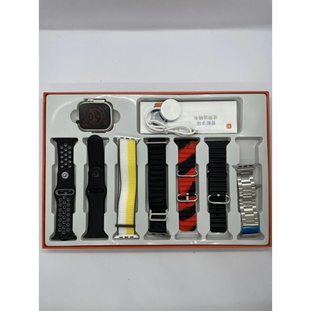 Asd 7 Kordonlu Saat Watch 8 Ultra 7 In 1 Akıllı Saat - Beyaz - Siyah Giyilebilir Teknoloji Aksesuarları Fiyatı