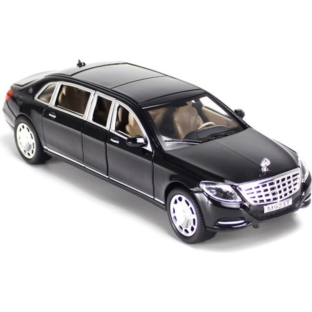 Asdfgh 1:24 Mercedes-Benz Maybach S600 Genişletilmiş Alaşım Araba Oyuncak Modeli (Yurt Dışından) - Siyah Oyun & Hobi Fiyatı
