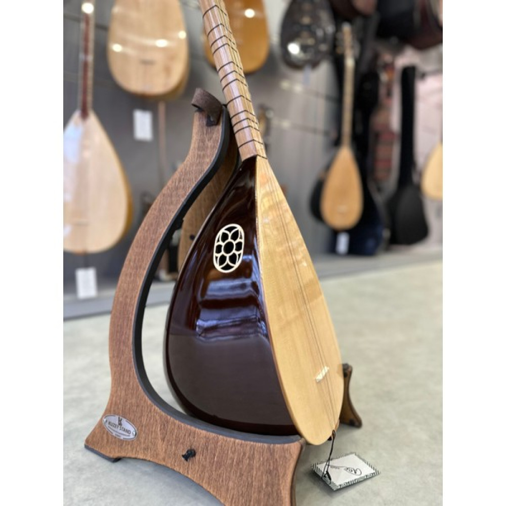 Ase Müzik Kompozit Öğrenci Bağlama - Koyu Kahverengi - UZUN SAP Bağlamalar Fiyatı
