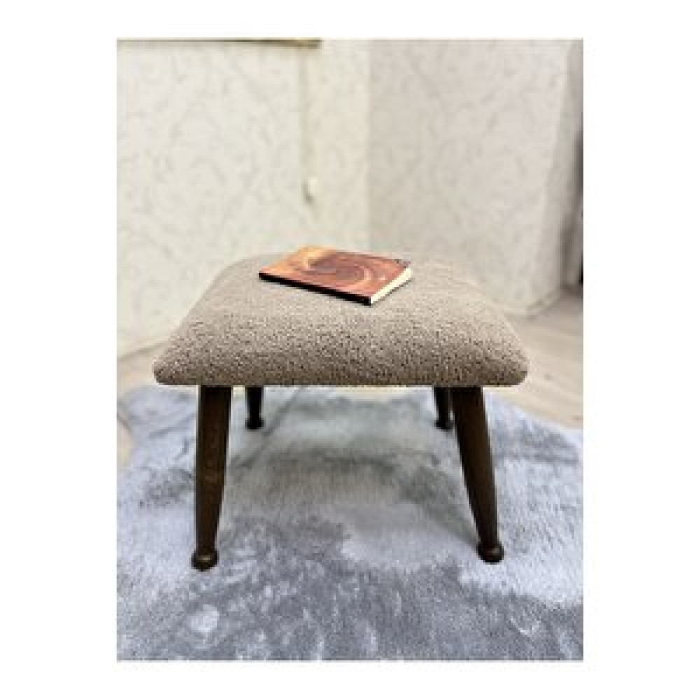 Asedia Mobilya Asedia Trend Ceviz Teddy Kahve Ahşap Ayak Uzatma Pufu Makyaj Koltuğu Bench Tabure Puf Fiyatı