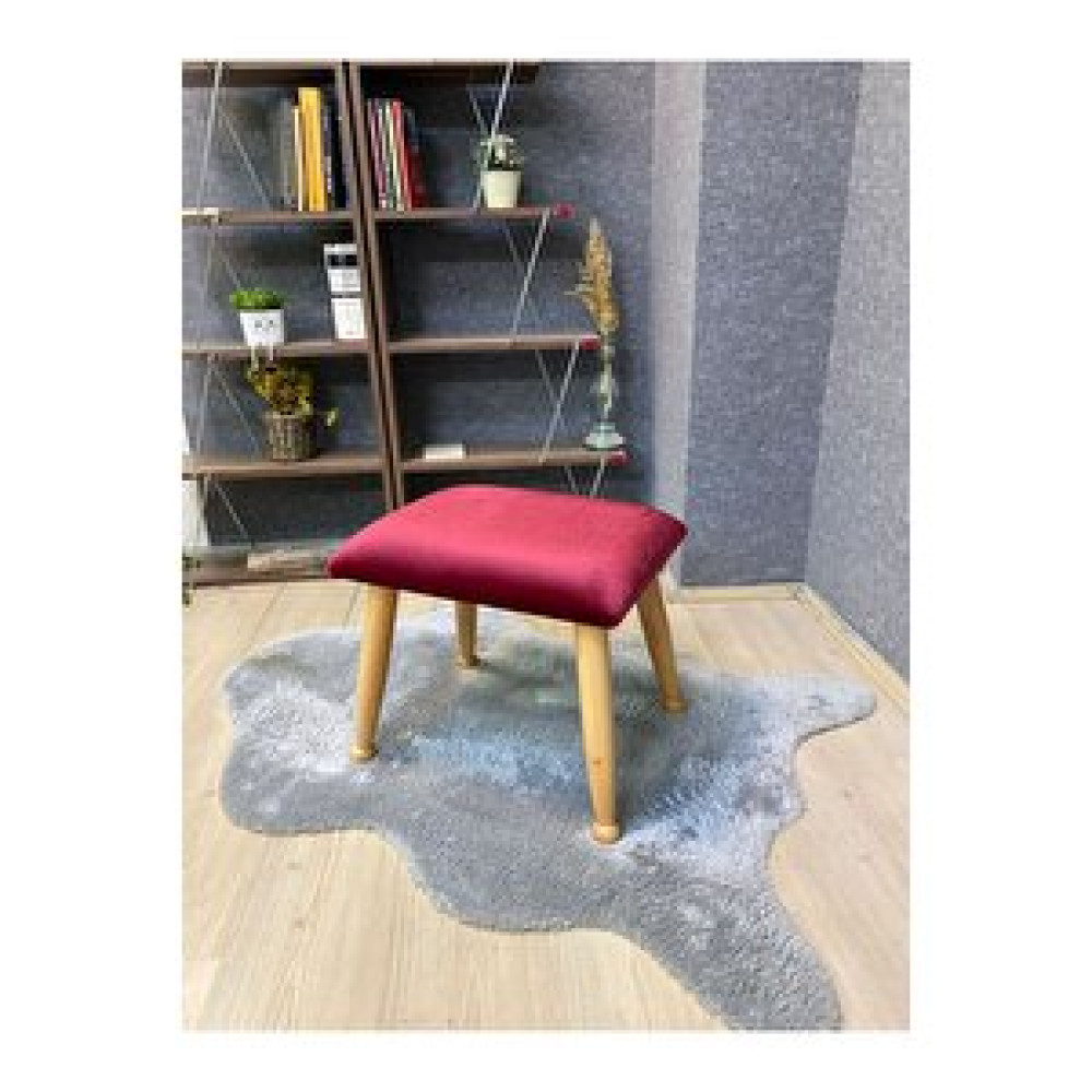 Asedia Mobilya Asedia Trend Naturel Bordo Ahşap Ayak Uzatma Pufu Makyaj Koltuğu Bench Tabure Puf Fiyatı