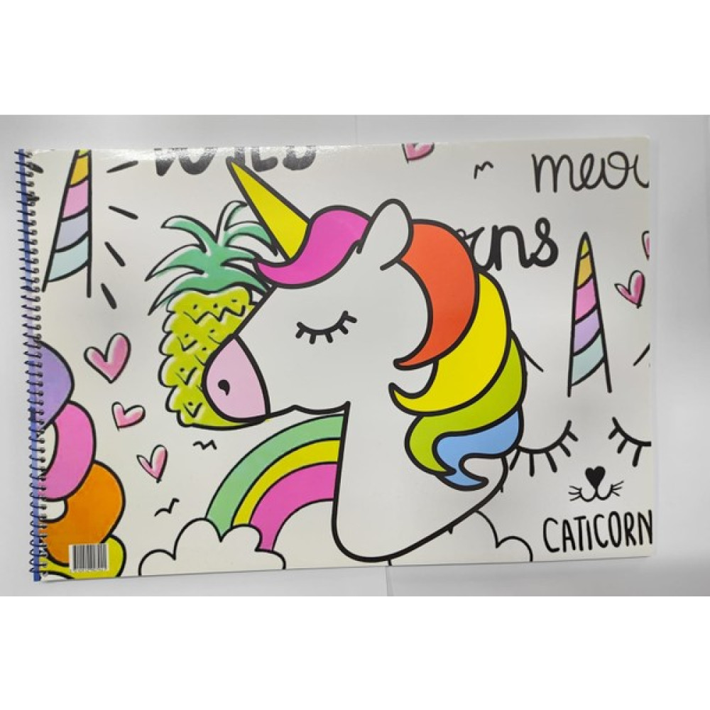 Asel Unicorn Resim Defteri 25 x 35 cm 15 Yaprak Resim Defteri Fiyatı