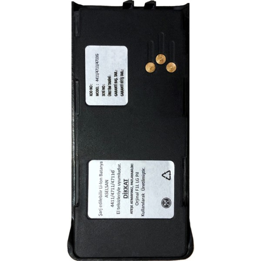 Aselsan 4411/4415 3000 Mah Li Ion Telsiz Bataryası Lisanssız Telsiz & Aksesuarları Fiyatı