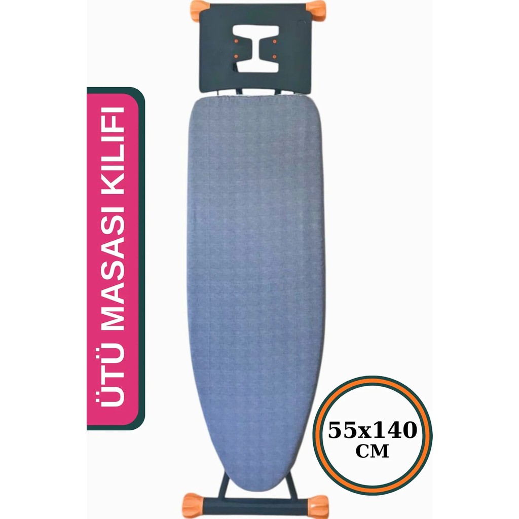 Asev Home Ütü Masası Kılıfı Büyük Boy İpli Stoperli Keçeli Kılıfı Örtüsü Bezi 55 x 140 cm Astor Ütü Masaları ve Aksesuarları Fiyatı
