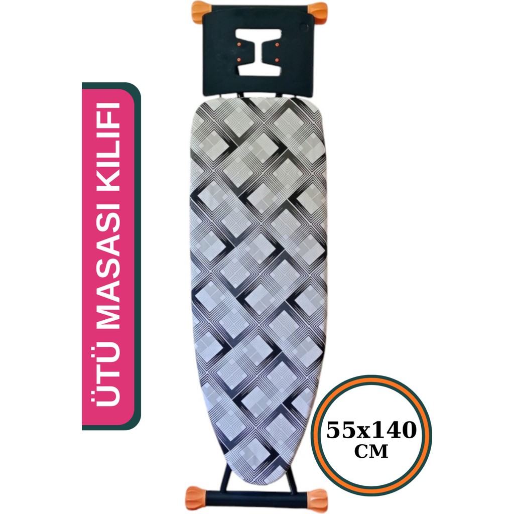 Asev Home Ütü Masası Kılıfı Keçeli Büyük Boy Ipli Stoperli 55X140CM Karosi Ütü Masaları ve Aksesuarları Fiyatı