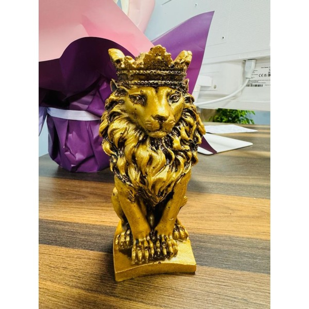 Asf Home Ev Dekorasyon Aslan Kral Polyester Biblo Biblo Fiyatı