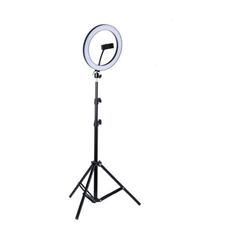 Asfal 12 inç LED Işıklı Telefon Tutuculu 210 cm Tripod Youtuber Kuaför Makyaj Tiktok Işığı Tripodlar Fiyatı