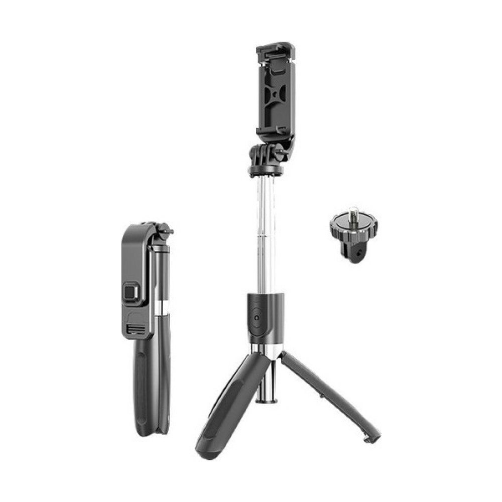 Asfal Go Pro Uyumlu Bluetooth Kumandalı Katlanabilir 100 cm Selfie Çubuğu Özçekim Tripod Çubuğu Tripodlar Fiyatı