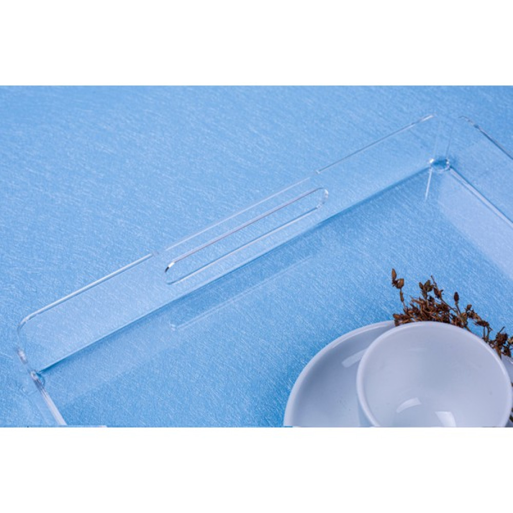 Asfal Şeffaf Pleksi Tepsi 35x25 cm - 35 x 25 cm Servis Tepsisi Fiyatı