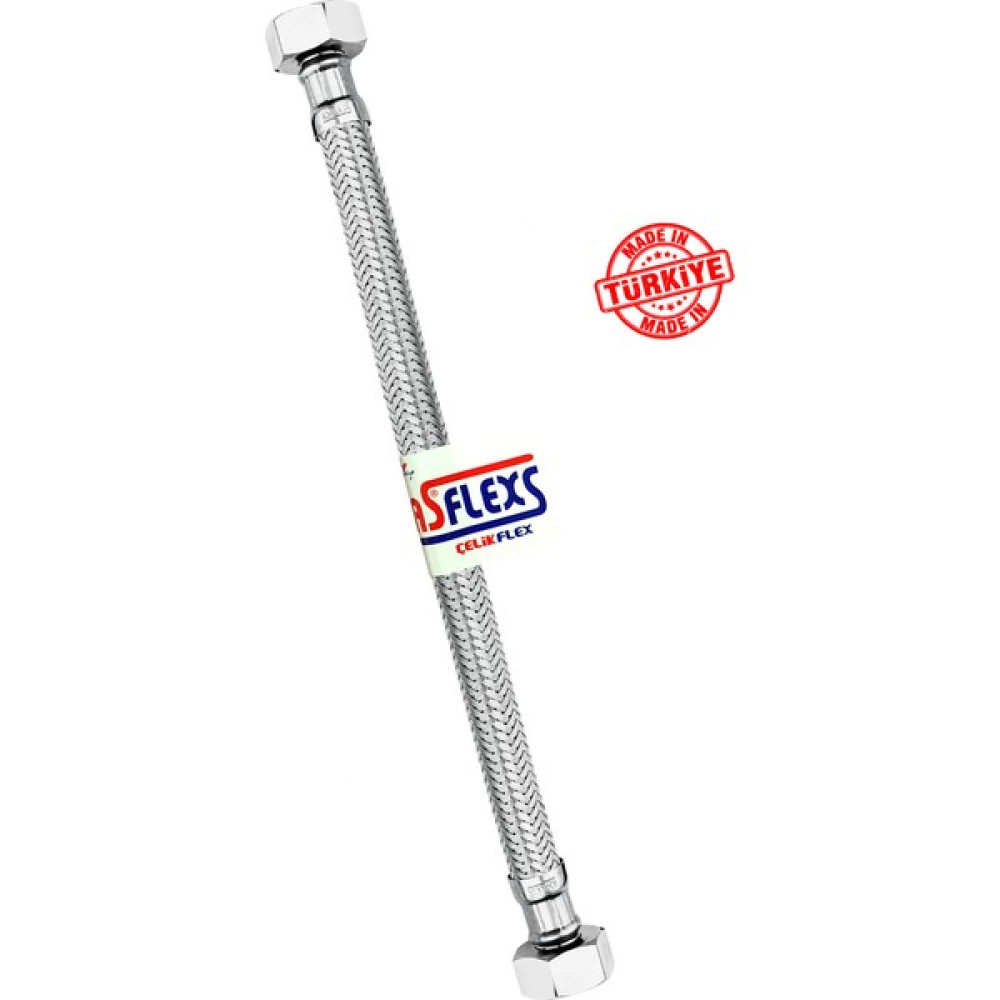 Asflexs 1/2×1/2 70 cm Paslanmaz Çelik Flex Hortum Bağlantı Hortumu Duş Seti Fiyatı