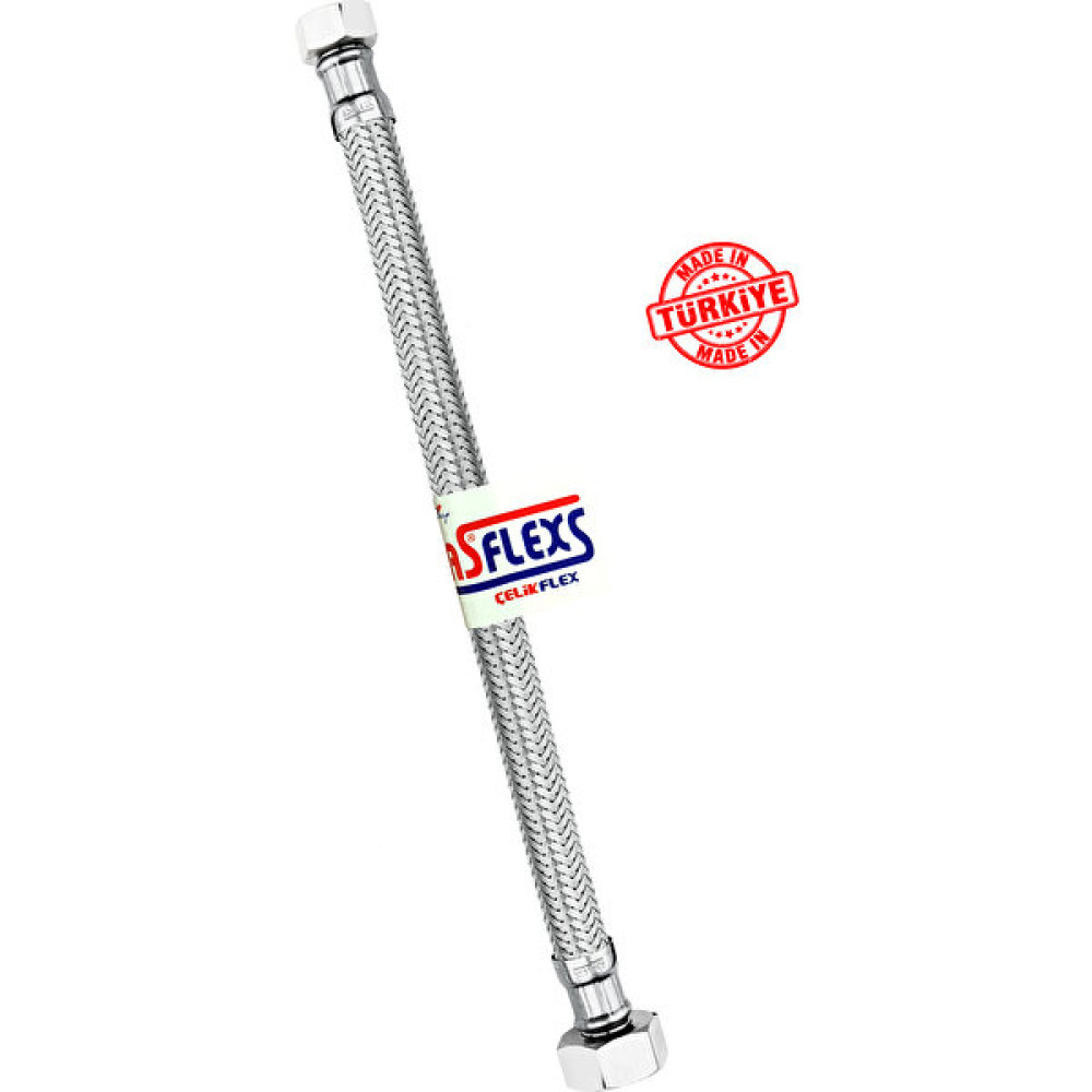 Asflexs 3/8×1/2 100 cm Paslanmaz Çelik Flex Hortum Bağlantı Hortumu Duş Seti Fiyatı