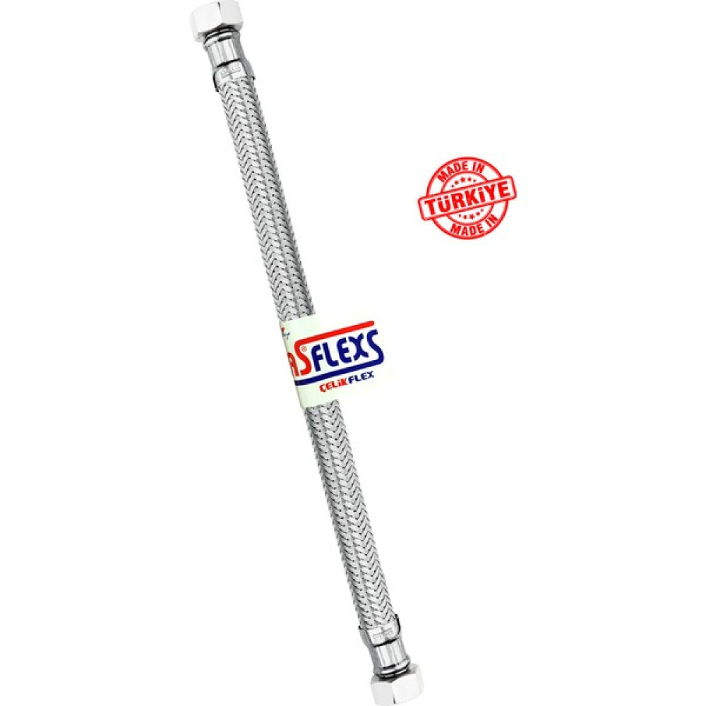 Asflexs 3/8×3/8 30 cm Paslanmaz Çelik Flex Hortum Klozet Bağlantı Hortumu Duş Seti Fiyatı
