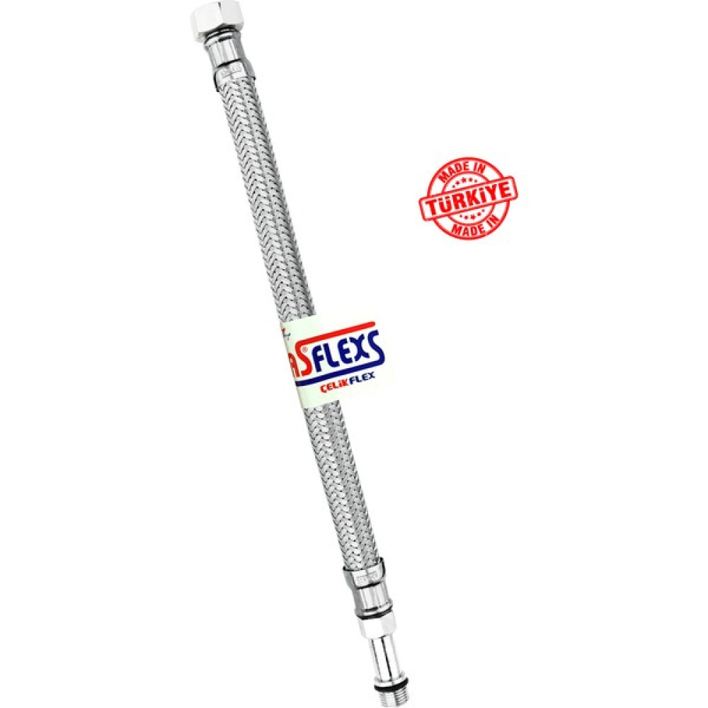 Asflexs 3/8×M10 Uzunuç 90 Cm Paslanmaz Çelik Flex Hortum Batarya Bağlantı Hortumu Duş Seti Fiyatı