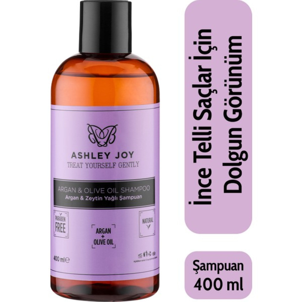 Ashley Joy Argan & Zeytinyağlı Şampuan 400 ml Şampuan ve Saç Kremi Fiyatı