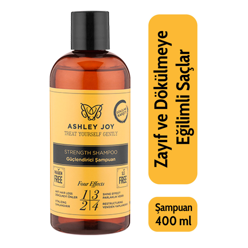 ASHLEY JOY Dökülme Karşıtı Keratin Içeren Güçlendirici Şampuan 400 ml Şampuan ve Saç Kremi Fiyatı