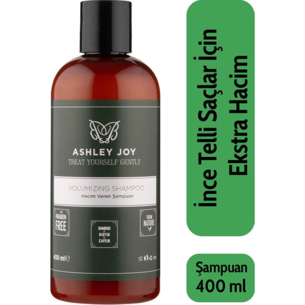Ashley Joy İnce Telli Saçlara Hacim Veren Dolgunlaştırıcı Biotin Ve Kafein Şampuan 400 ML Şampuan ve Saç Kremi Fiyatı