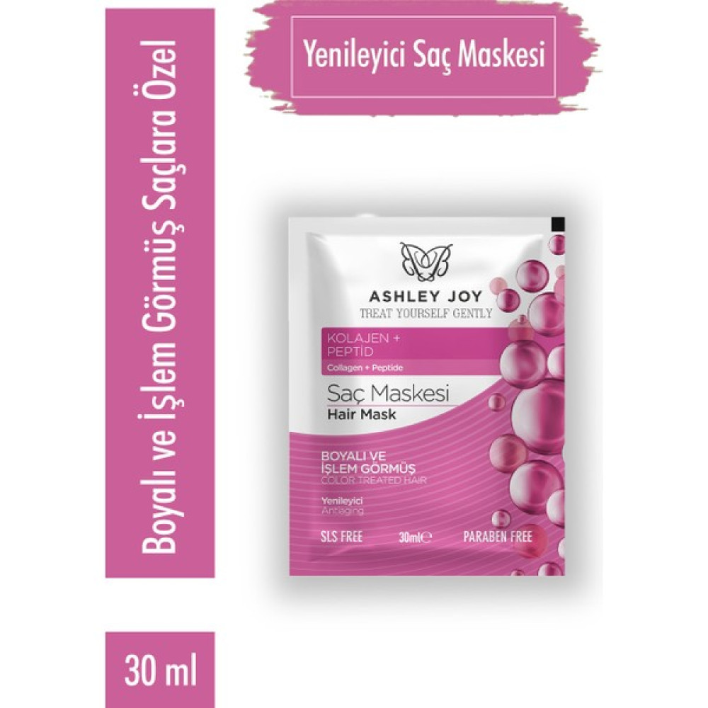 Ashley Joy Saç Maskesi Yenileyici 30 ml Saç Bakım Maskeleri & Serumlar & Spreyler Fiyatı