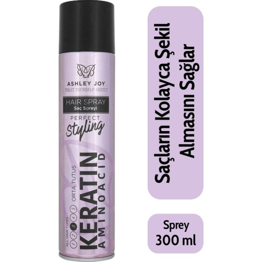 Ashley Joy Saç Spreyi Orta Tutuş 300 ml Saç Şekillendirici Sprey Fiyatı