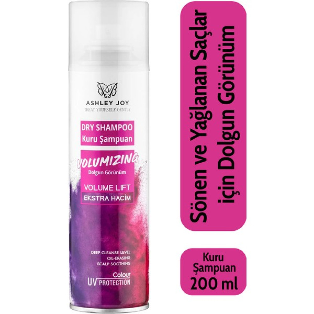 Ashley Joy Sönen Ve Yağlanan Saçlar İçin Hacim Veren Volumizing Kuru Şampuan 200 ML Şampuan ve Saç Kremi Fiyatı