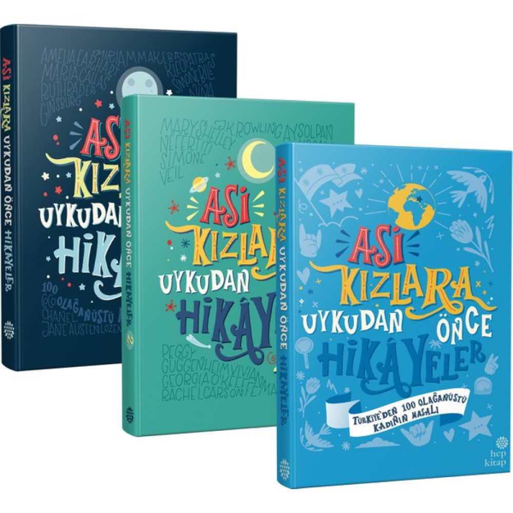 Asi Kızlara Uykudan Önce Hikayeler - 3 Kitap Set Sanatçı & Yazar Biyografileri Fiyatı