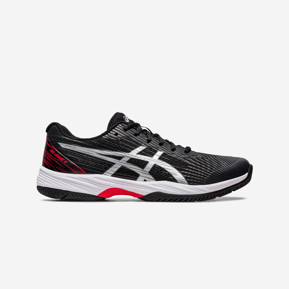 Asics Erkek Tenis Ayakkabısı - Siyah/Beyaz/Kırmızı - Gel Game 9 1041A337-001 Tenis & Badminton Fiyatı