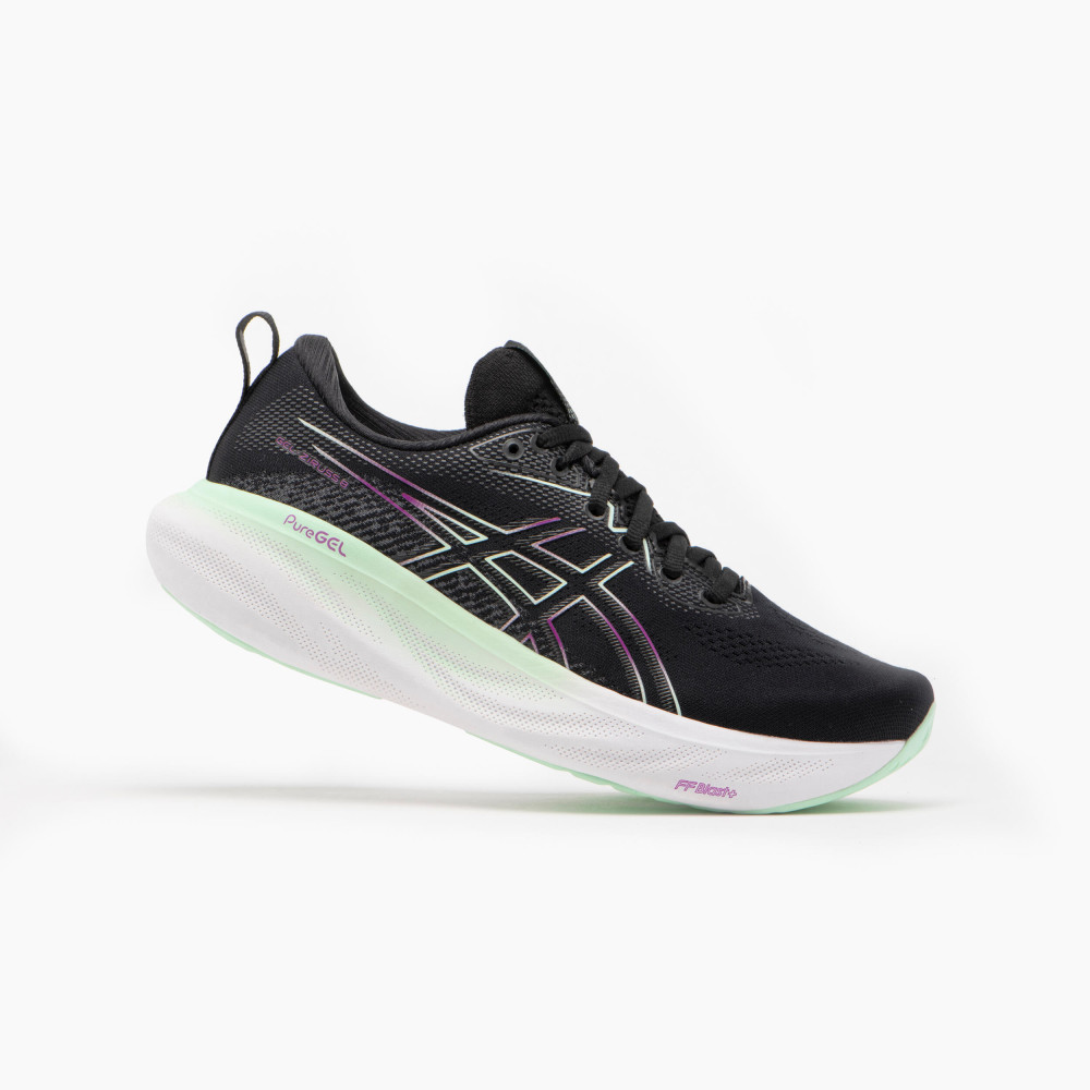Asics Kadın Koşu Ayakkabısı - Siyah/Mor - Gel-Ziruss 8 Ayakkabı (Outdoor) Fiyatı