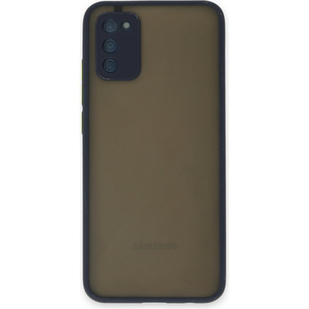 Asil Bilişim Samsung Galaxy S20 Fe Kılıf Kamera Korumalı Renkli Buton Tasarımlı Buzlu Kapak - Lacivert Cep Telefonu Kılıfı Fiyatı