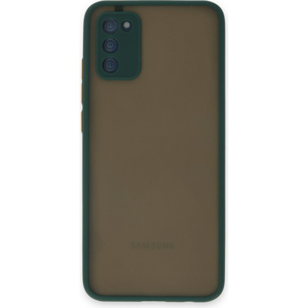 Asil Bilişim Samsung Galaxy S20 Fe Kılıf Kamera Korumalı Renkli Buton Tasarımlı Buzlu Kapak - Yeşil Cep Telefonu Kılıfı Fiyatı