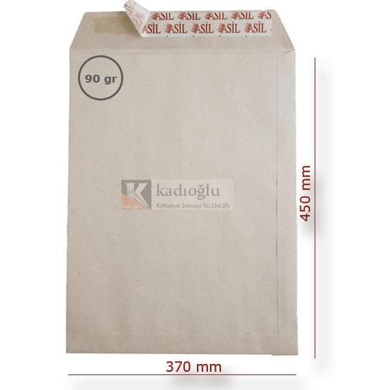 Asil Doğan İmt Kraft Silikonlu 37x45 90 gr As Torba Zarf