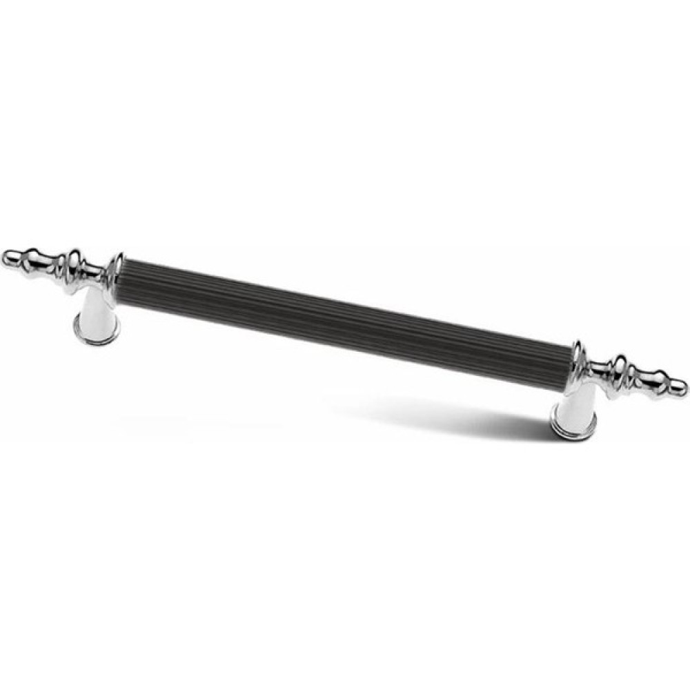Asil Metal Inci Kombin Lüks Modern Dolap Çekmece Kulpları 192 mm Krom Siyah - yok Nalburiye & Hırdavat Fiyatı