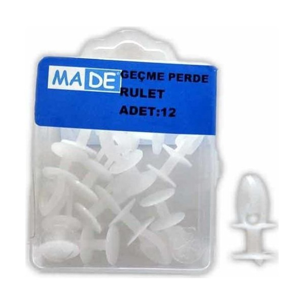 Asil Metal Made Geçme Perde Rulet ( 1 Kutu :12 Adet) St-21 Perde Aksesuarı Fiyatı