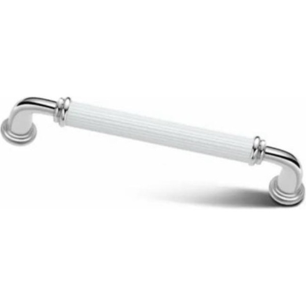 Asil Metal Yakut Kombin Lüks Modern Dolap Çekmece Kulpları (2 Adet ) 96 mm Krom - Beyaz - yok Nalburiye & Hırdavat Fiyatı