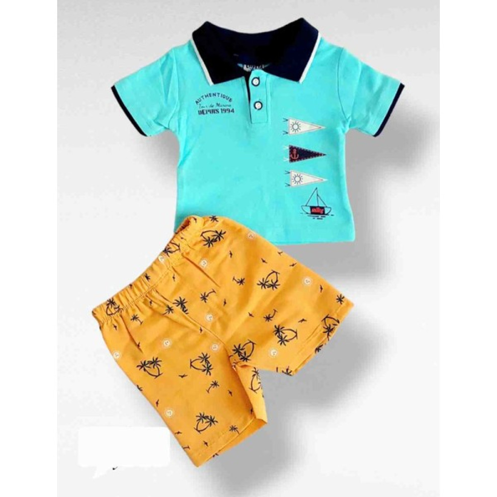 Asil Öztürk Baby & Kids Erkek Bebek Çocuk Yazlık Lacoste Polo Yaka Tişört Şort Alt Üst Takım Bebek Giysi Takım Fiyatı