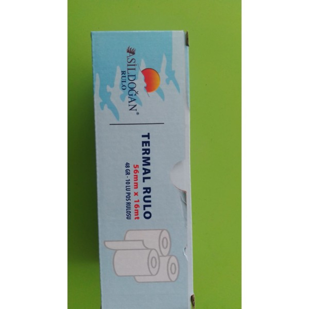 Asildoğan AsildoğaPos Kağıdı 56X16 Termal Rulo - Beyaz - 10 Adet Ofis Malzemeleri Fiyatı