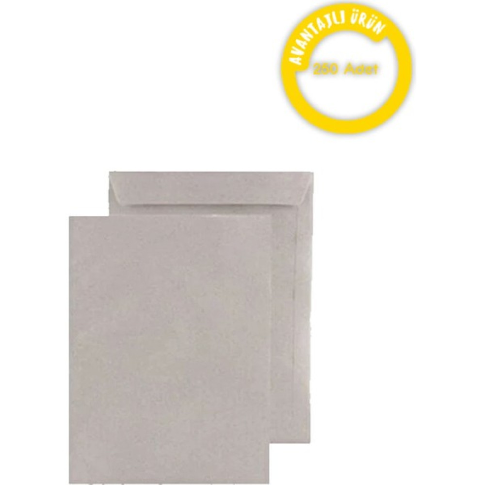 Asildoğan Torba Zarf 24X32 90 gr Silikonlu Kraft 250 Adet Zarf Fiyatı
