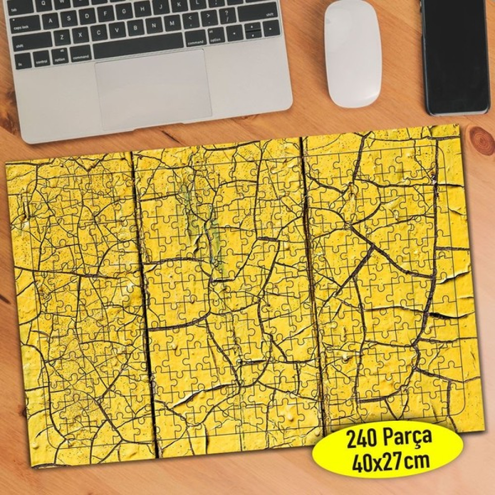 Asilmeydan Çatlamış Sarı Boya Dokusu 240 Parça Puzzle YAPBOZ-115483000 - 294 Oto Boyaları Fiyatı
