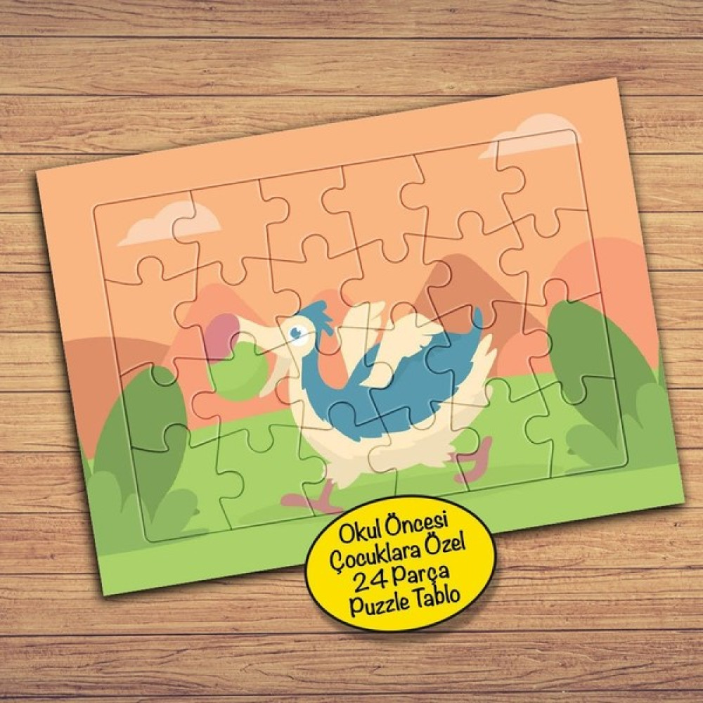 Asilmeydan Ormandaki Sevimli Kuş Çocuklara Özel Puzzle Yapboz TABLO-48PZ Oto Boyaları Fiyatı