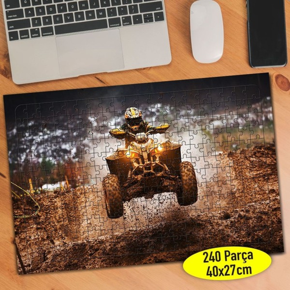 Asilmeydan Zorlu Parkurda Atv ile Safari 240 Parça Puzzle YAPBOZ-75963298 Oto Boyaları Fiyatı