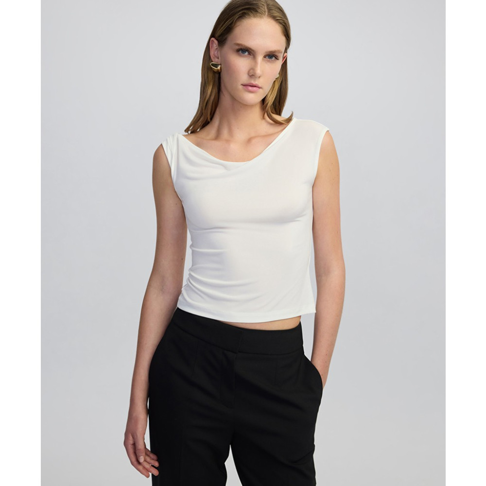 Asimetrik Kol Tişört IW6250070007018 İç Body Fiyatı