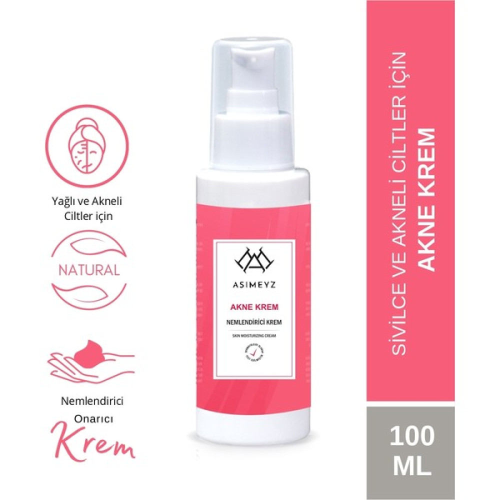 ASİMEYZ Sivilce Önleyici ve Sivilce Karşıtı Akne Siyah Nokta Giderici Nemlendirici Krem Anti-Acne 150 ml Akne ve Sivilce Bakımı Fiyatı