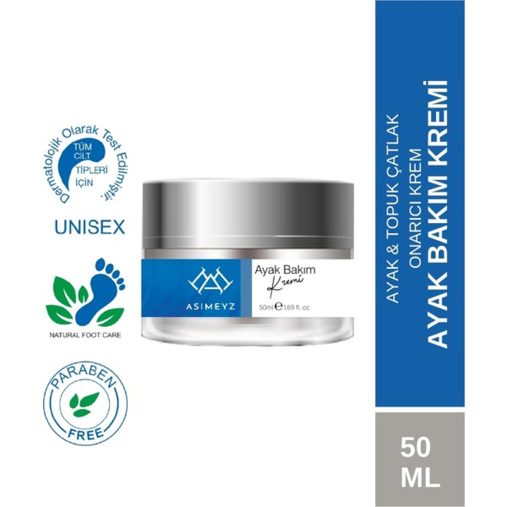 ASİMEYZ Yumuşatıcı Ayak Bakım Kremi - Topuk Çatlaklarına Üstün Bakım 50 ml Oto Boyaları Fiyatı