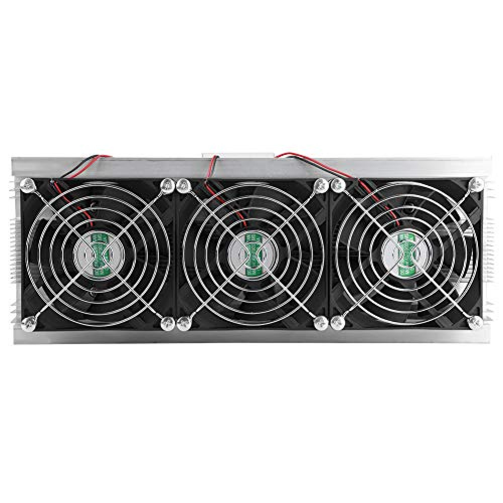Asixx DIY Thermoelectric Peltier Refrigeration Semiconductor Cooler, 12V 20A, 11.8" x 4.7" x 3.8", Compatible with Refrigerator, Mini Air Conditioner, Pet Cooling Device