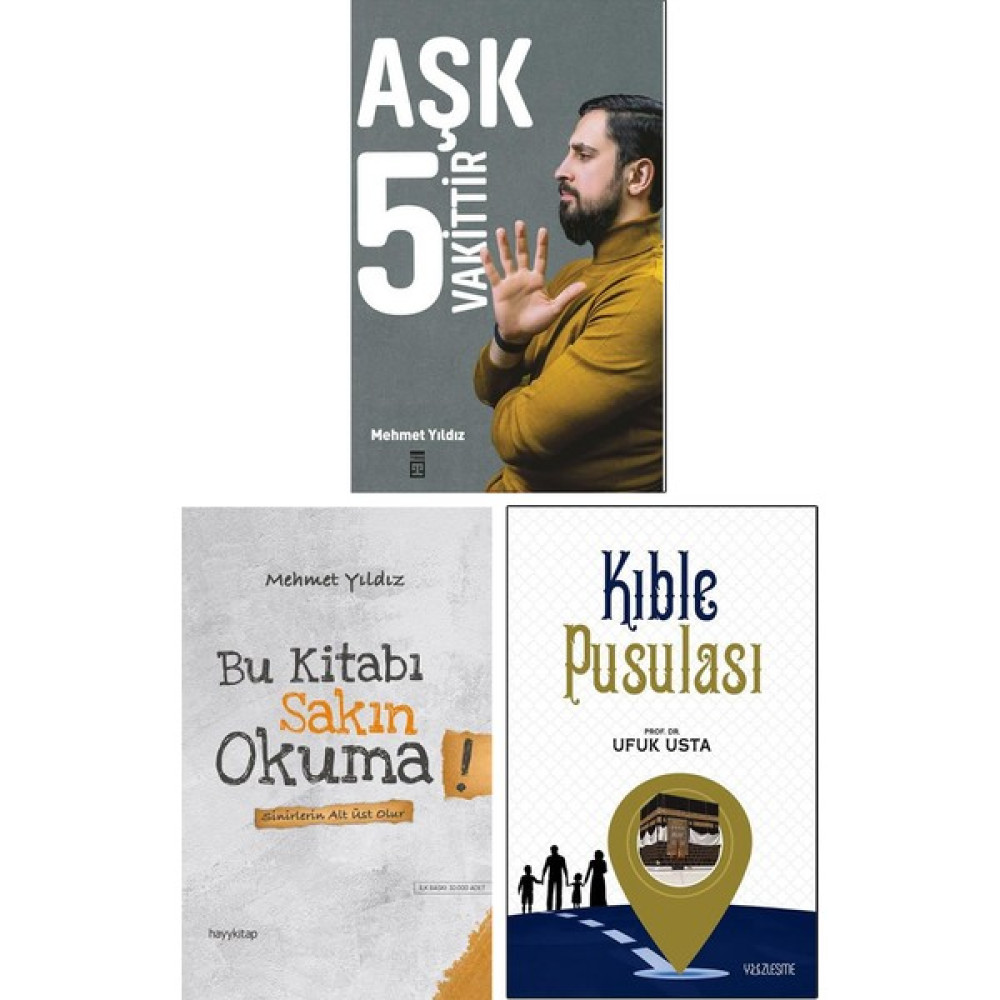 Aşk 5 Vakittir - Bu Kitabı Sakın Okuma! - Kıble Pusulası - Mehmet Yıldız Edebiyat Fiyatı
