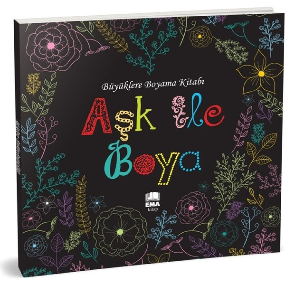 Aşk ile Boya - Büyüklere Boyama Kitabı - Kolektif Puzzle & Aksesuarları Fiyatı